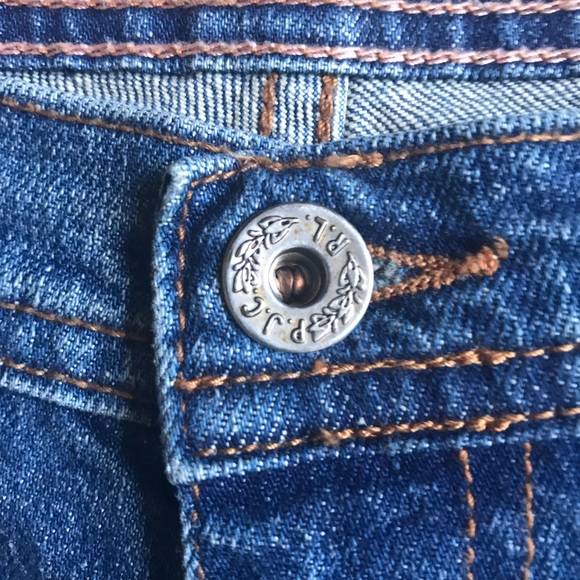𝐑𝐀𝐋𝐏𝐇 𝐋𝐀𝐔𝐑𝐄𝐍 Y2K Repair Patch Jeans - Picture 4 of 8